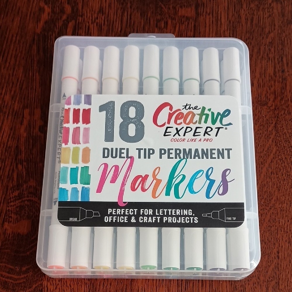 The Creative Expert 18 Duel Tip Permanent Markers